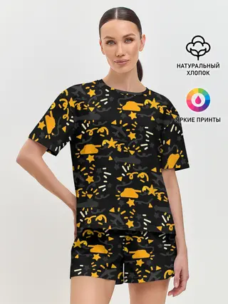 Женская пижама с шортами / День победы