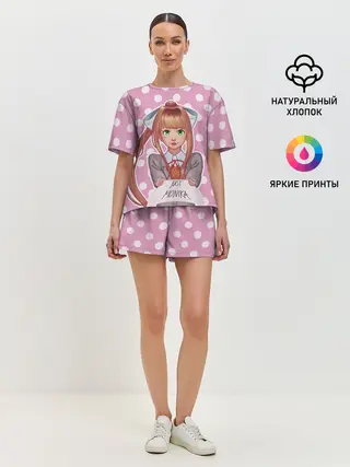 Женская пижама с шортами / Monika Pop Art