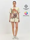 Женская пижама с шортами / Нарисованная Моника