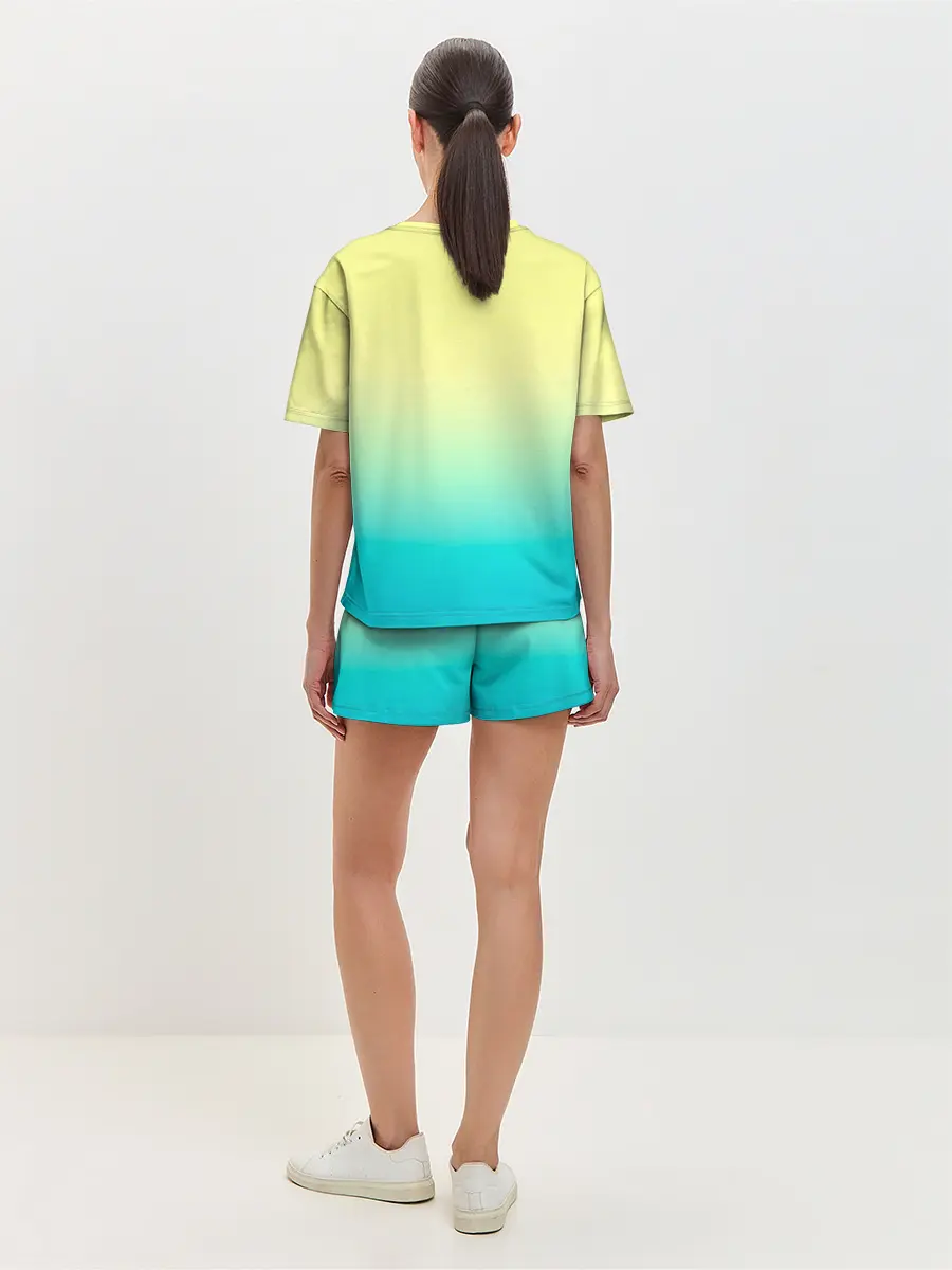 Женская пижама с шортами / Юно и Аста | Черный Клевер