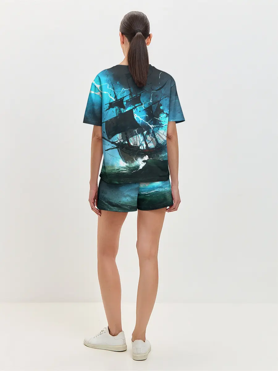 Женская пижама с шортами / Летучий голландец