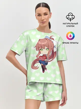 Женская пижама с шортами / Chibi Monika