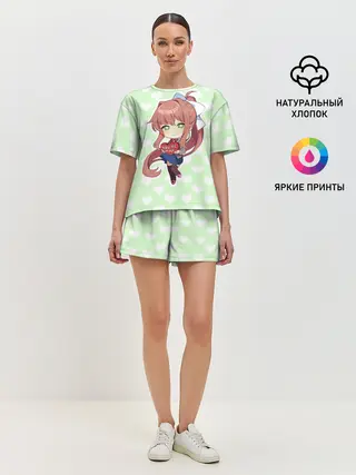Женская пижама с шортами / Chibi Monika