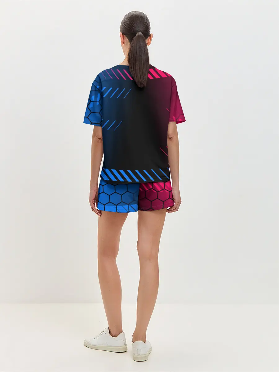 Женская пижама с шортами / ЛИОНЕЛЬ МЕССИ / BARCELONA