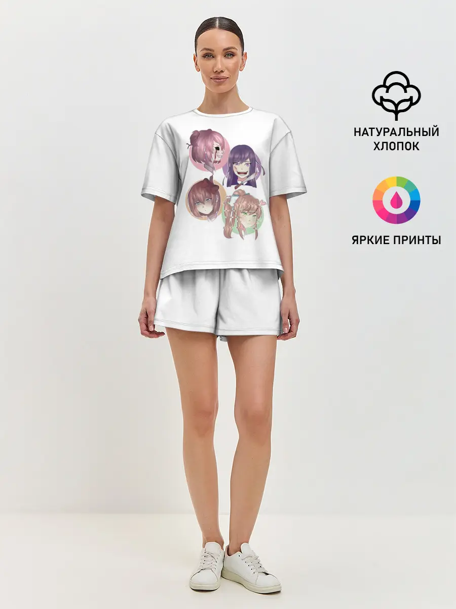 Женская пижама с шортами / Doki Doki Literature Club