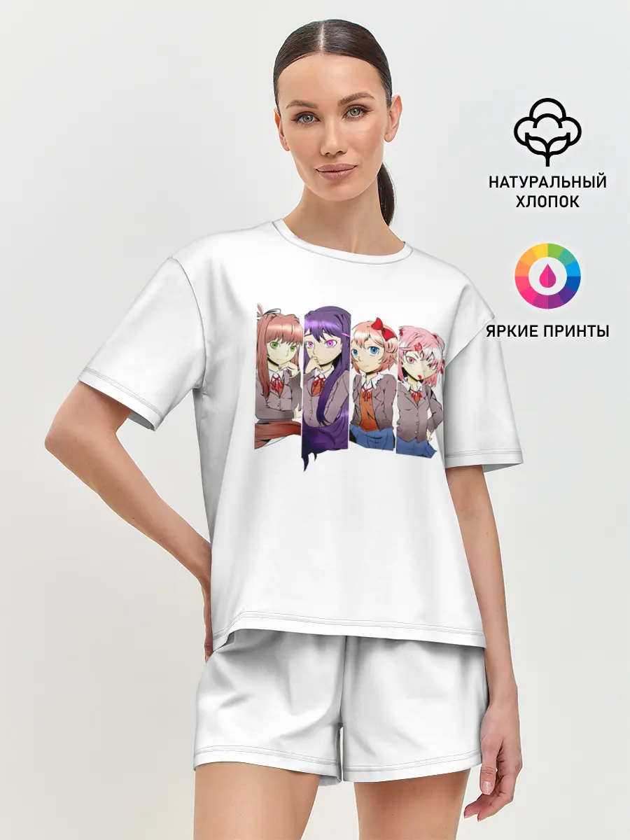 Женская пижама с шортами / Doki Doki Literature Club