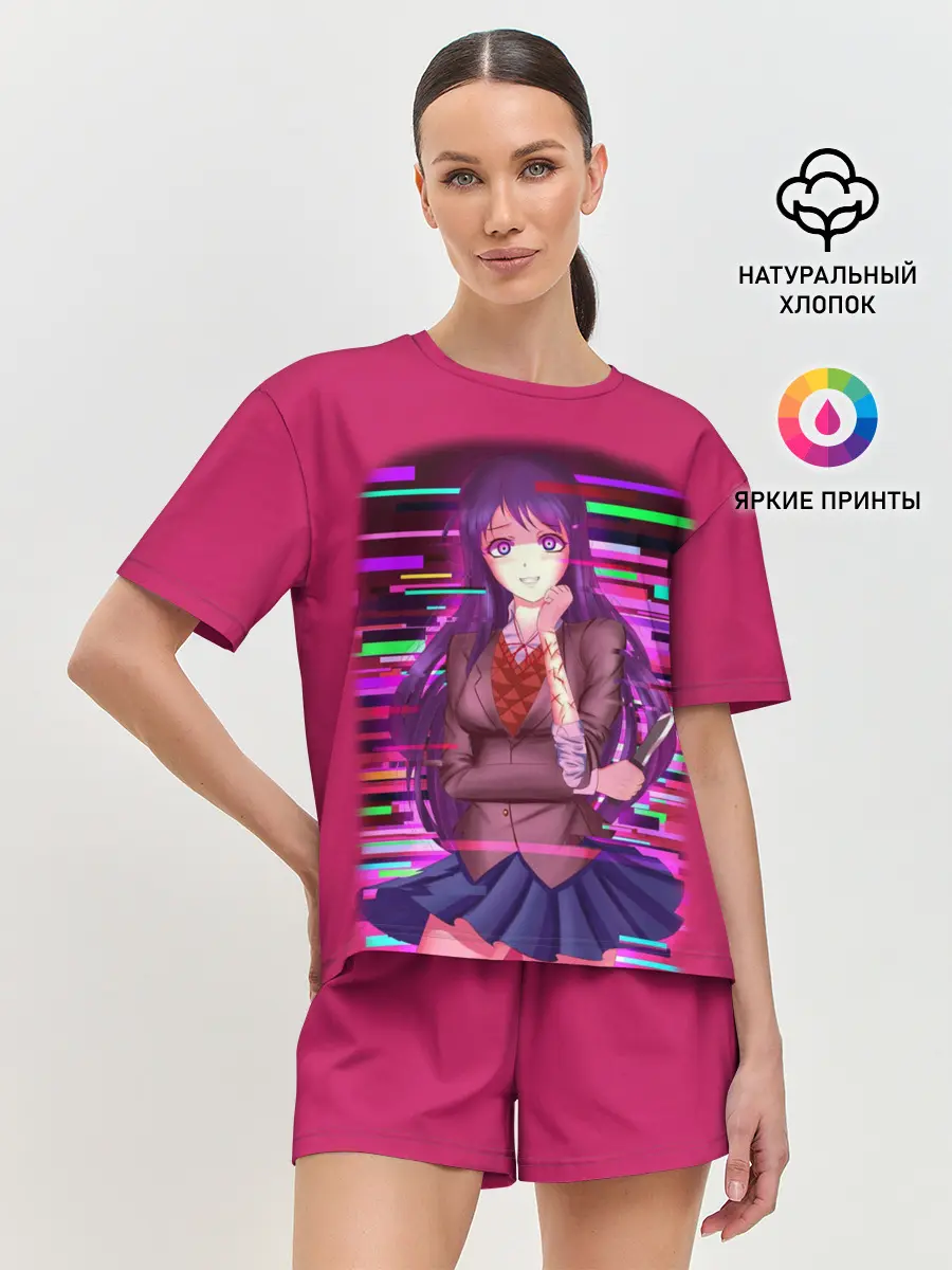 Женская пижама с шортами / Literature Club Юри