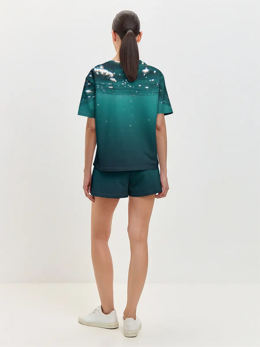 Женская пижама с шортами / дайвинг