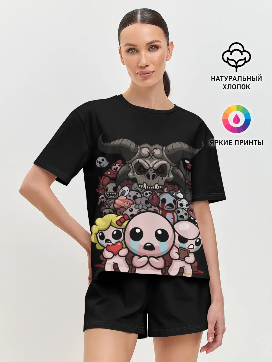 Женская пижама с шортами / The Binding of isaac | bosses