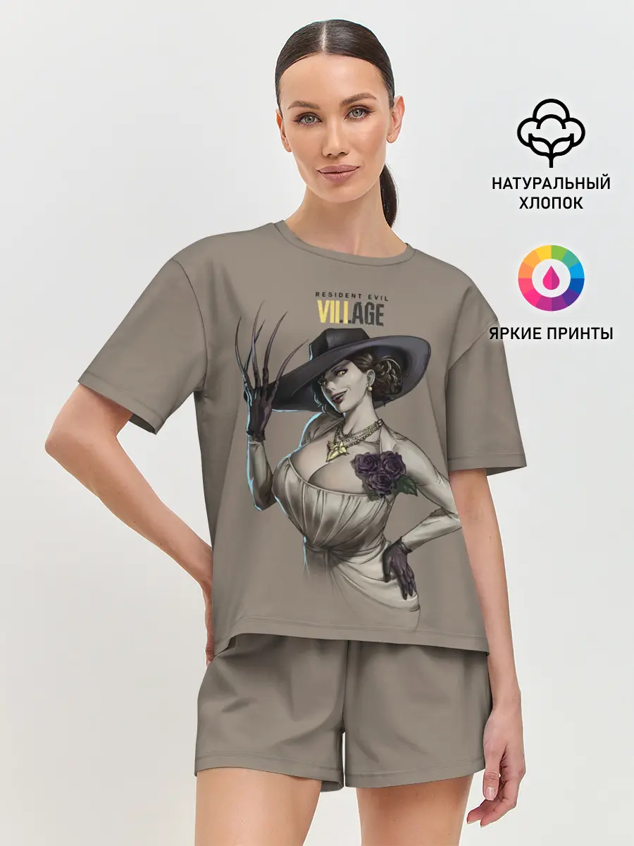 Женская пижама с шортами / Resident Evil Lady Dumitrescu