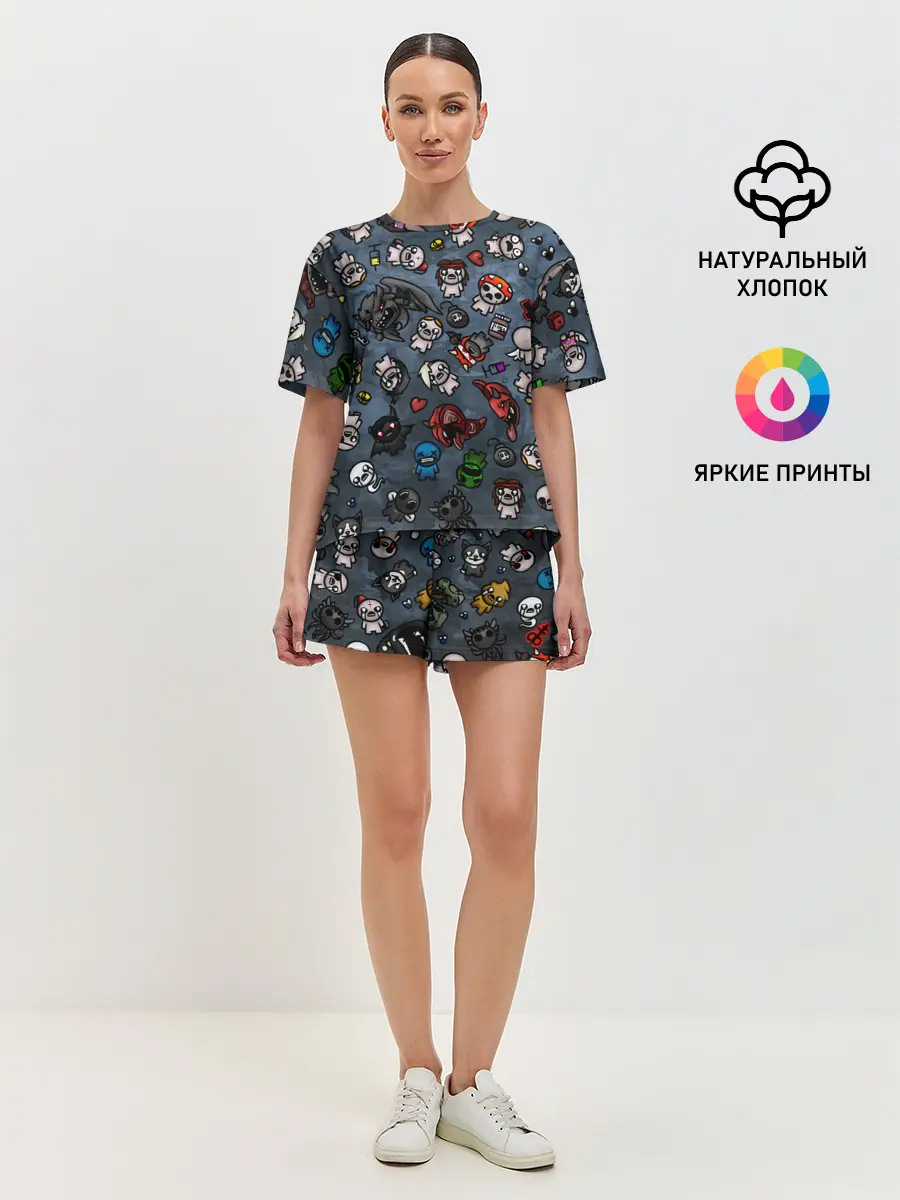 Женская пижама с шортами / Узор Исаака