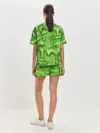 Женская пижама с шортами / Green Slime