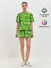 Женская пижама с шортами / Green Slime