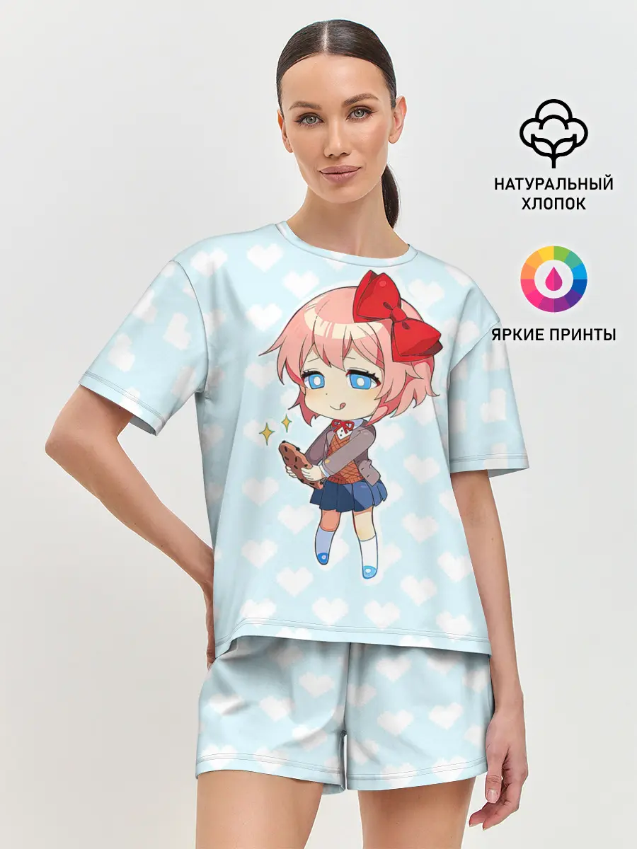 Женская пижама с шортами / Chibi Sayori