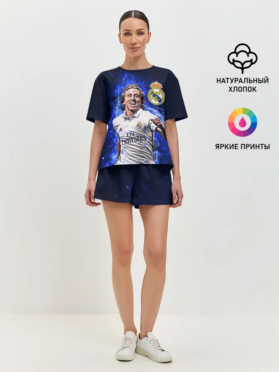 Женская пижама с шортами / ЛУКА МОДРИЧ / РЕАЛ МАДРИД