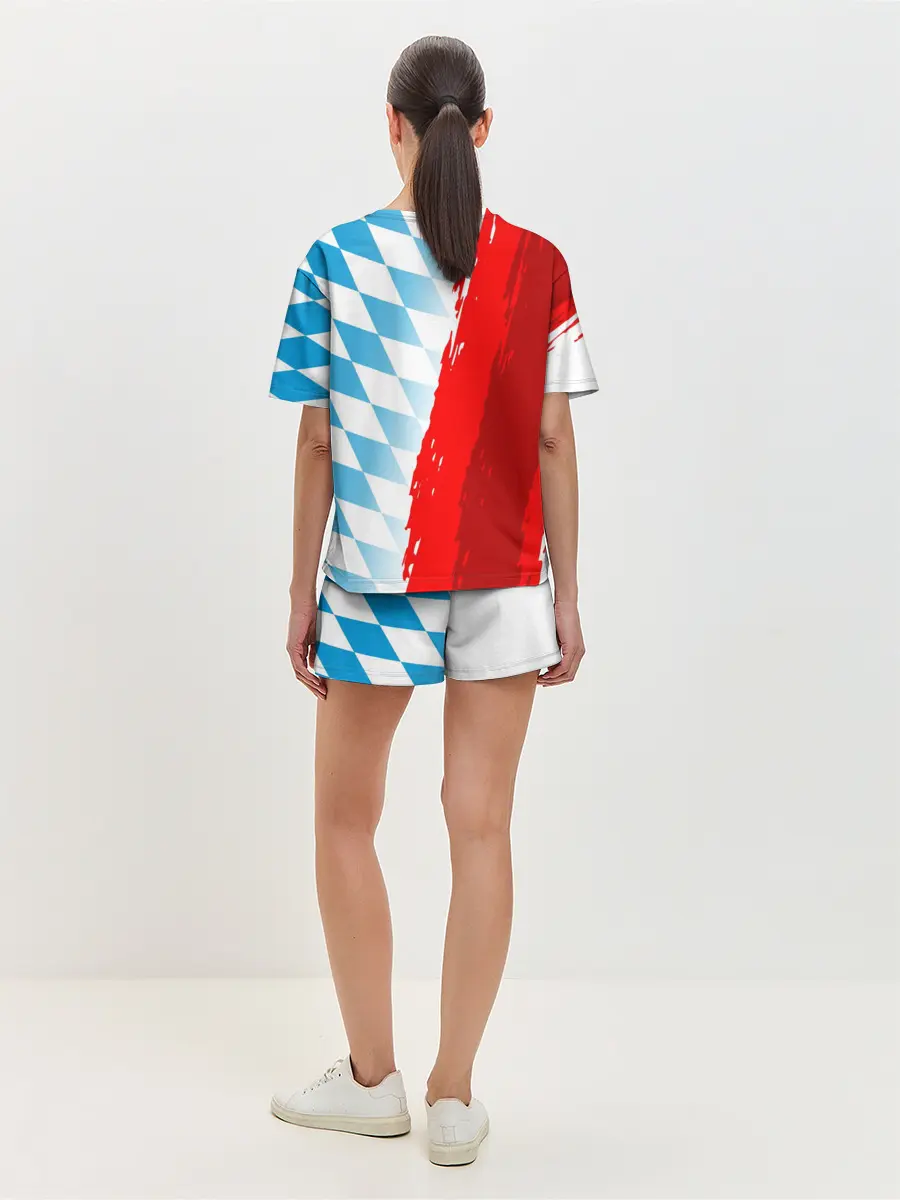 Женская пижама с шортами / РОБЕРТ ЛЕВАНДОВСКИ / БАВАРИЯ