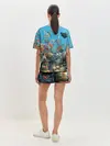 Женская пижама с шортами / Коралловые рыбки