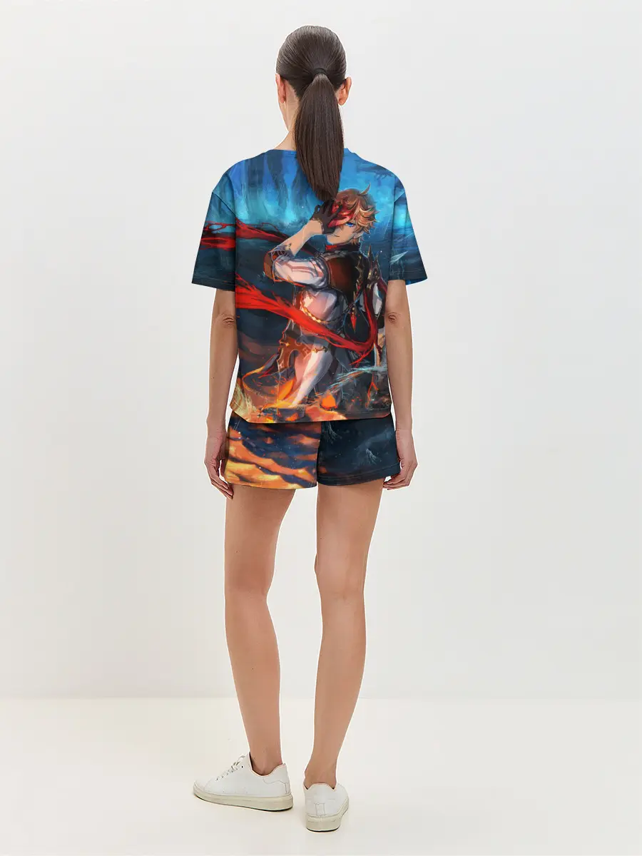 Женская пижама с шортами / Tartaglia art