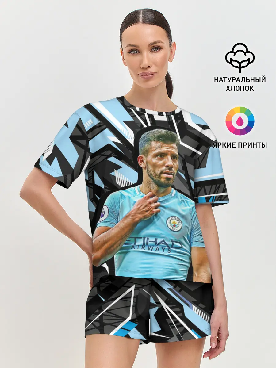 Женская пижама с шортами / Серхио Агуэро