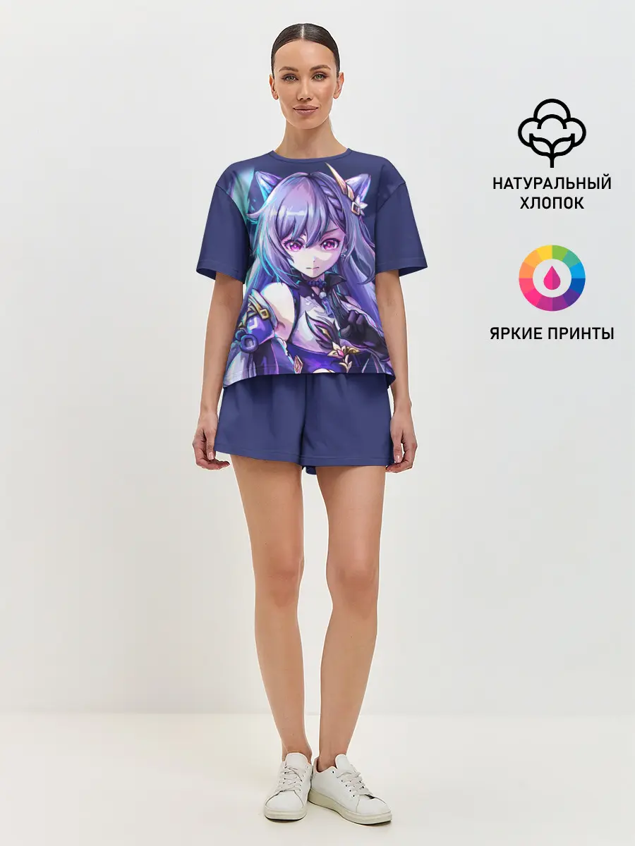 Женская пижама с шортами / Keqing - Genshin Impact