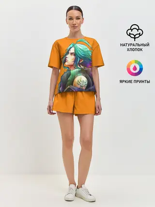 Женская пижама с шортами / СЯО / GENSHIN IMPACT
