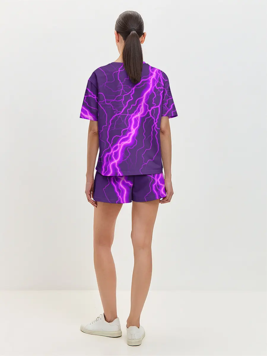 Женская пижама с шортами / GENSHIN IMPACT / МОЛНИЯ