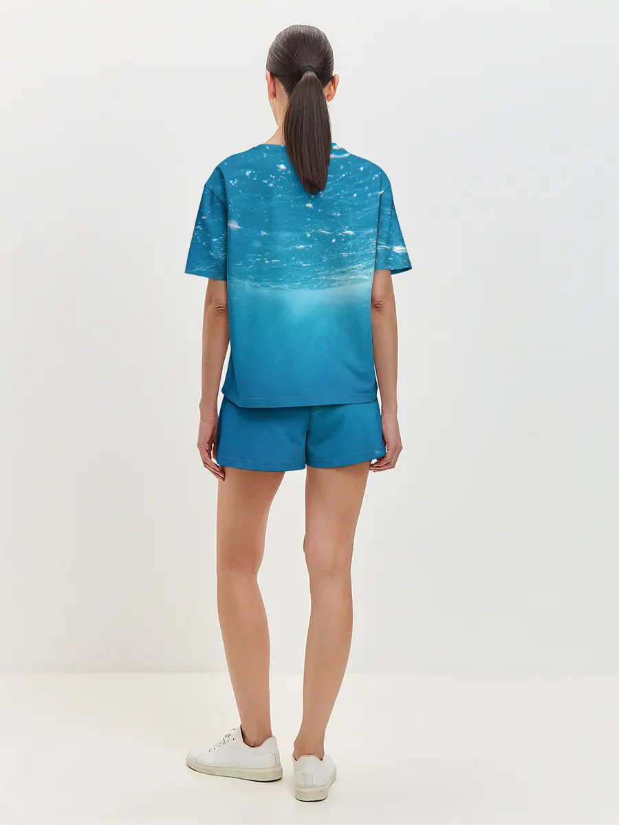 Женская пижама с шортами / дайвинг