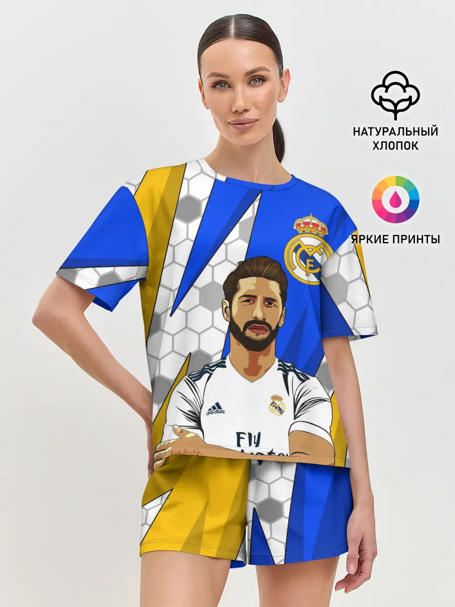 Женская пижама с шортами / СЕРХИО РАМОС / РЕАЛ МАДРИД