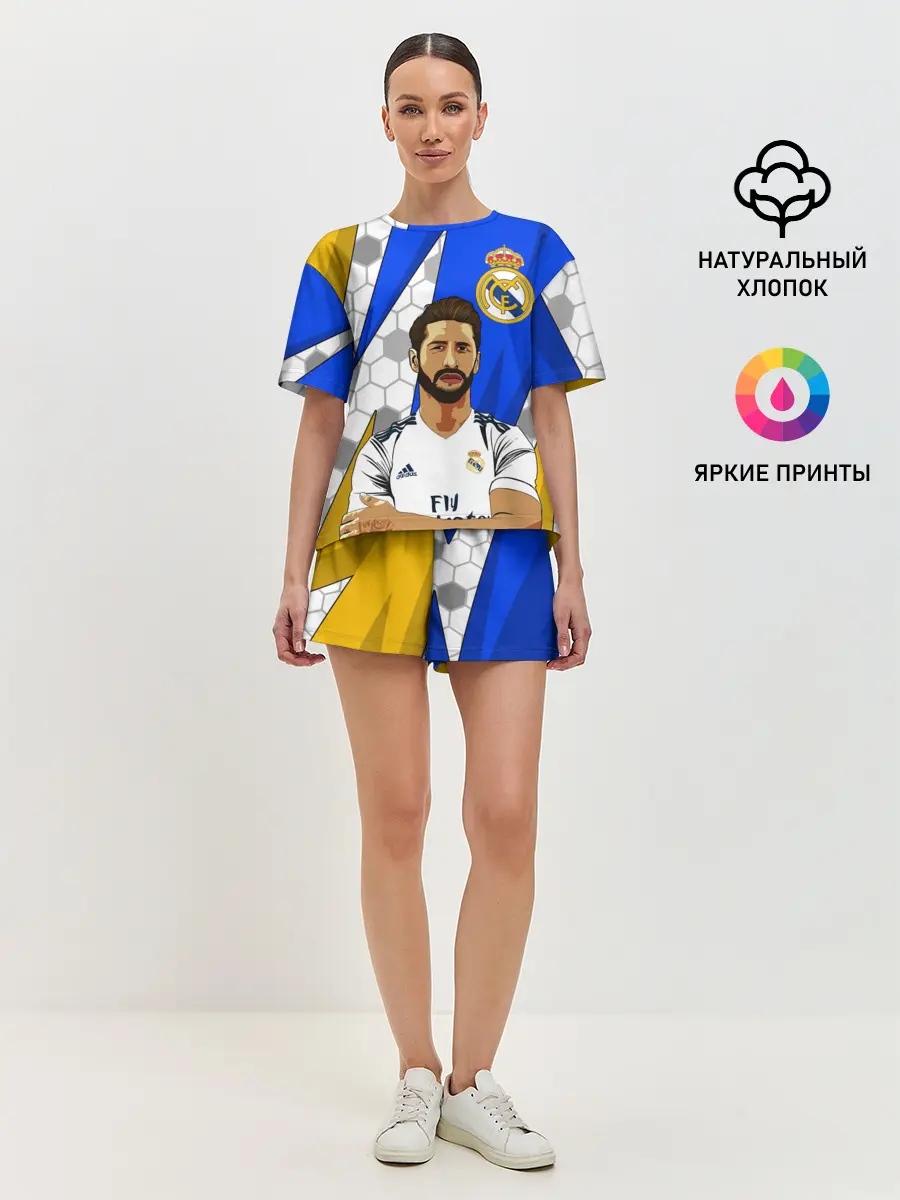 Женская пижама с шортами / СЕРХИО РАМОС / РЕАЛ МАДРИД