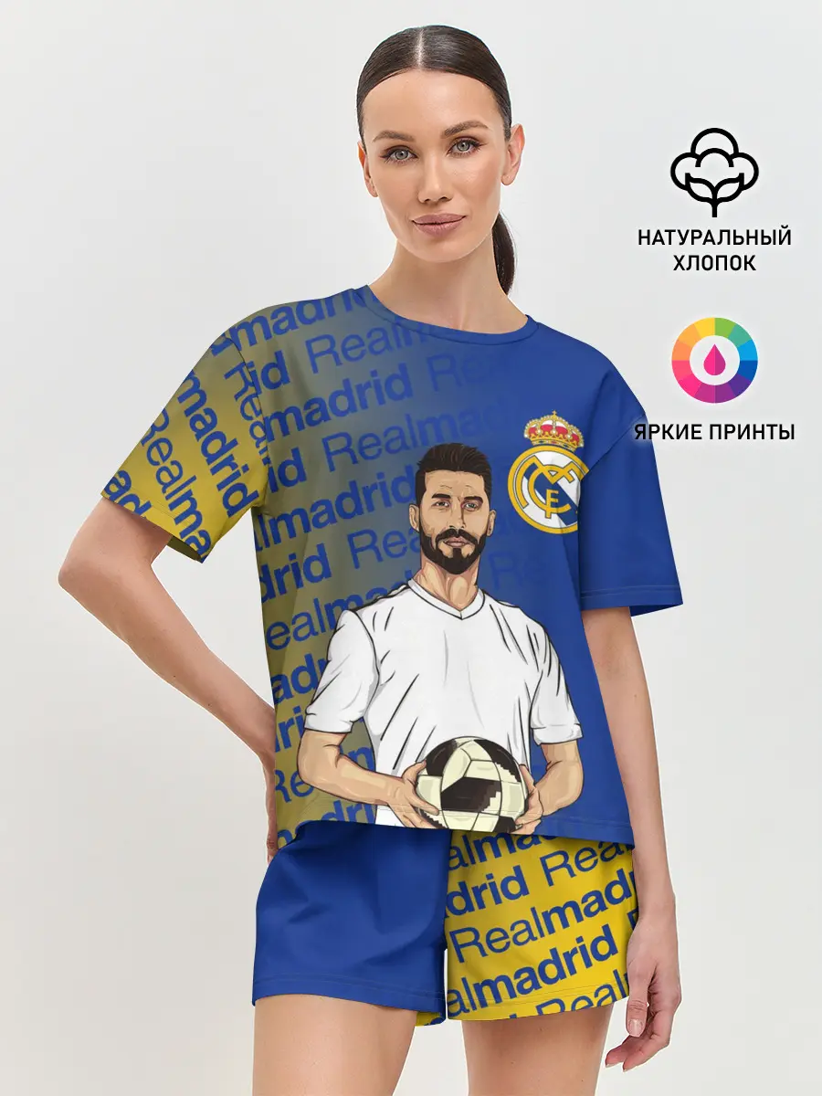 Женская пижама с шортами / СЕРХИО РАМОС / РЕАЛ МАДРИД
