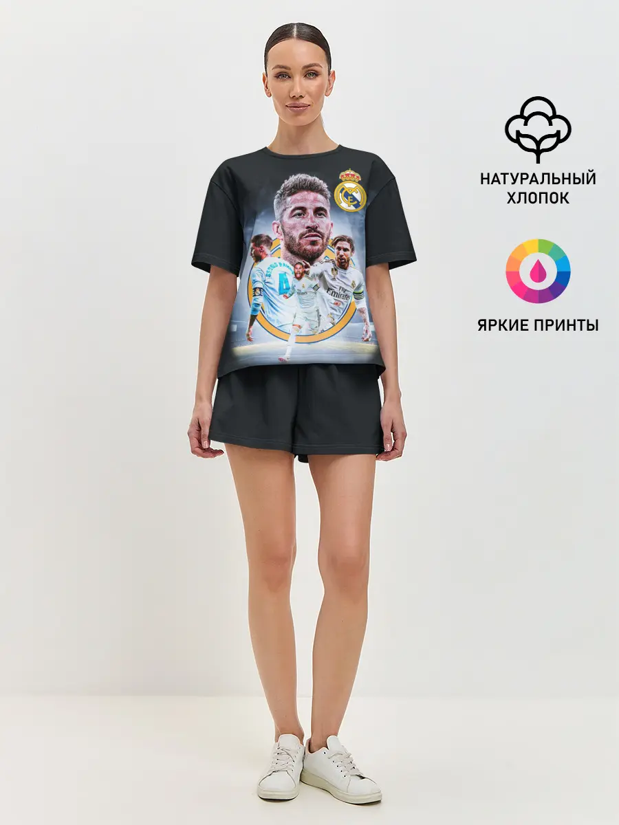 Женская пижама с шортами / СЕРХИО РАМОС / SERGIO RAMOS