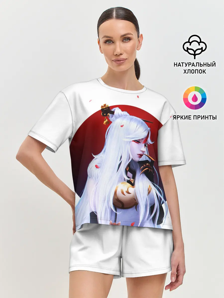 Женская пижама с шортами / GENSHIN IMPACT / НИН ГУАН