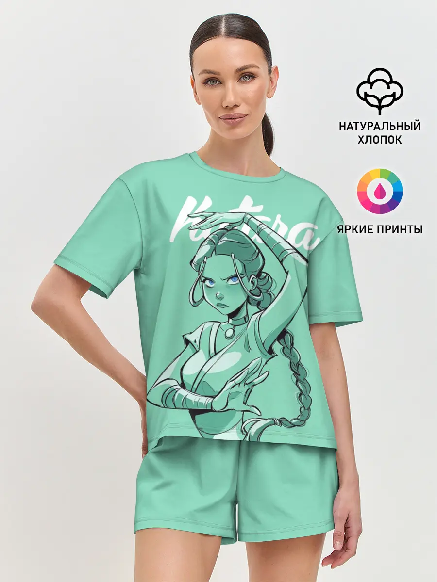 Женская пижама с шортами / Katara Water