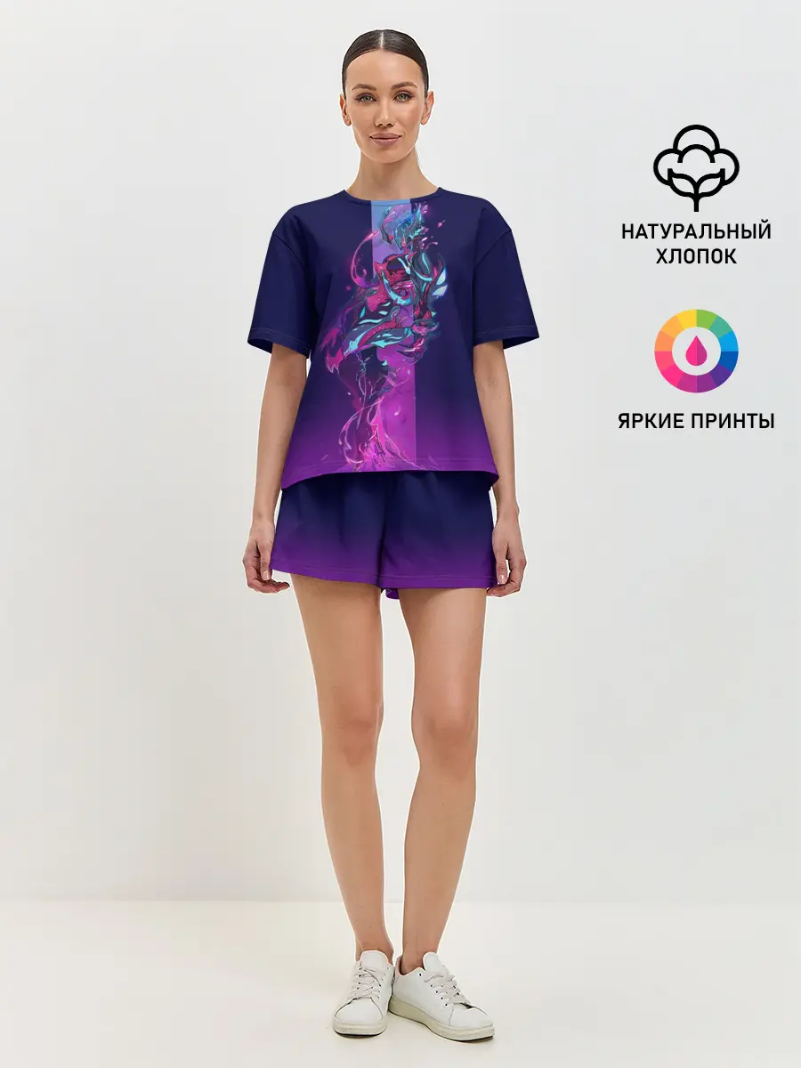 Женская пижама с шортами / warframe