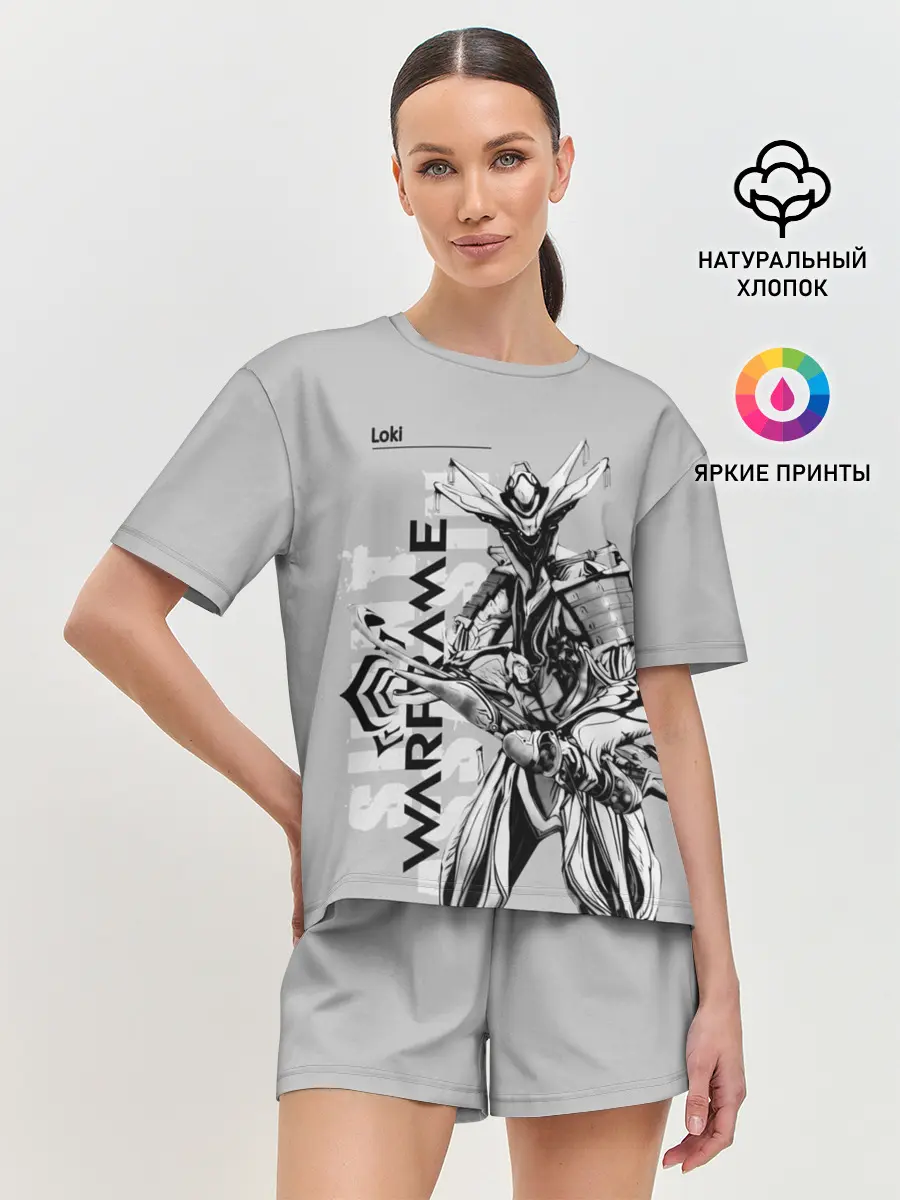 Женская пижама с шортами / loki