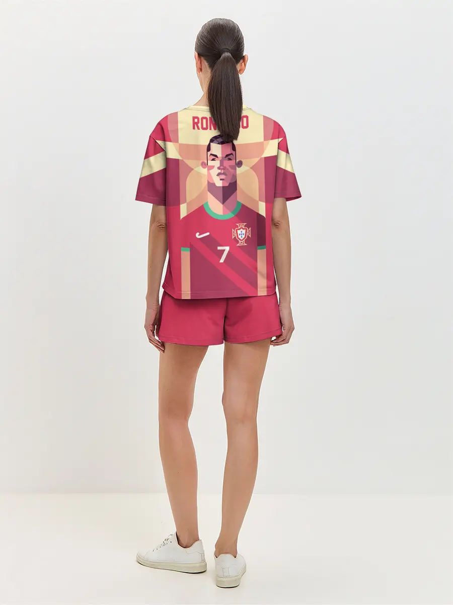 Женская пижама с шортами / Криштиану Роналду