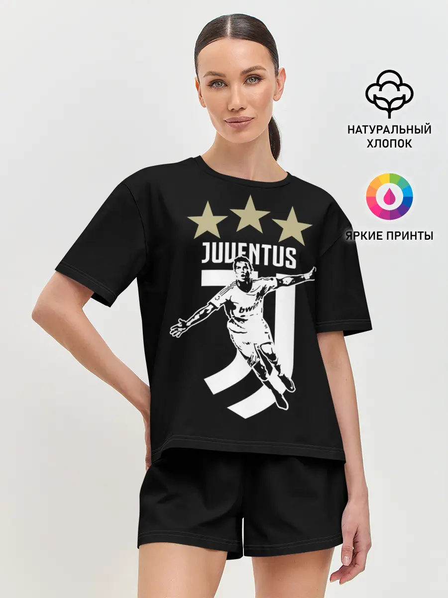 Женская пижама с шортами / Криштиану Роналду