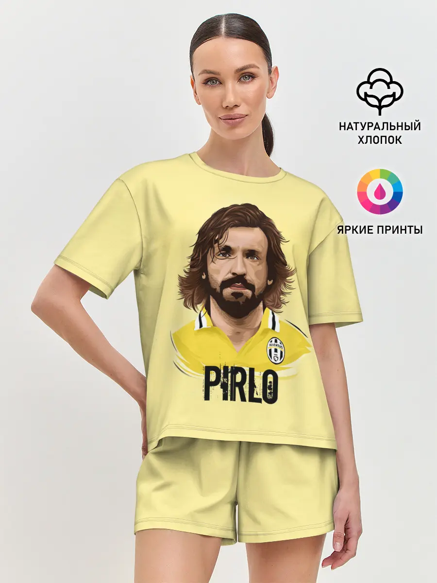 Женская пижама с шортами / Андреа Пирло