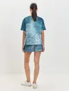 Женская пижама с шортами / Дельфин в море