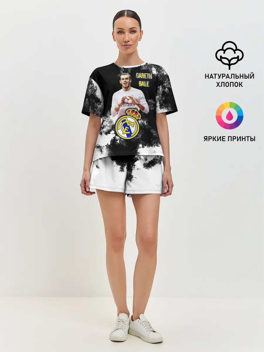 Женская пижама с шортами / Гарет Бэйл/Gareth Bale