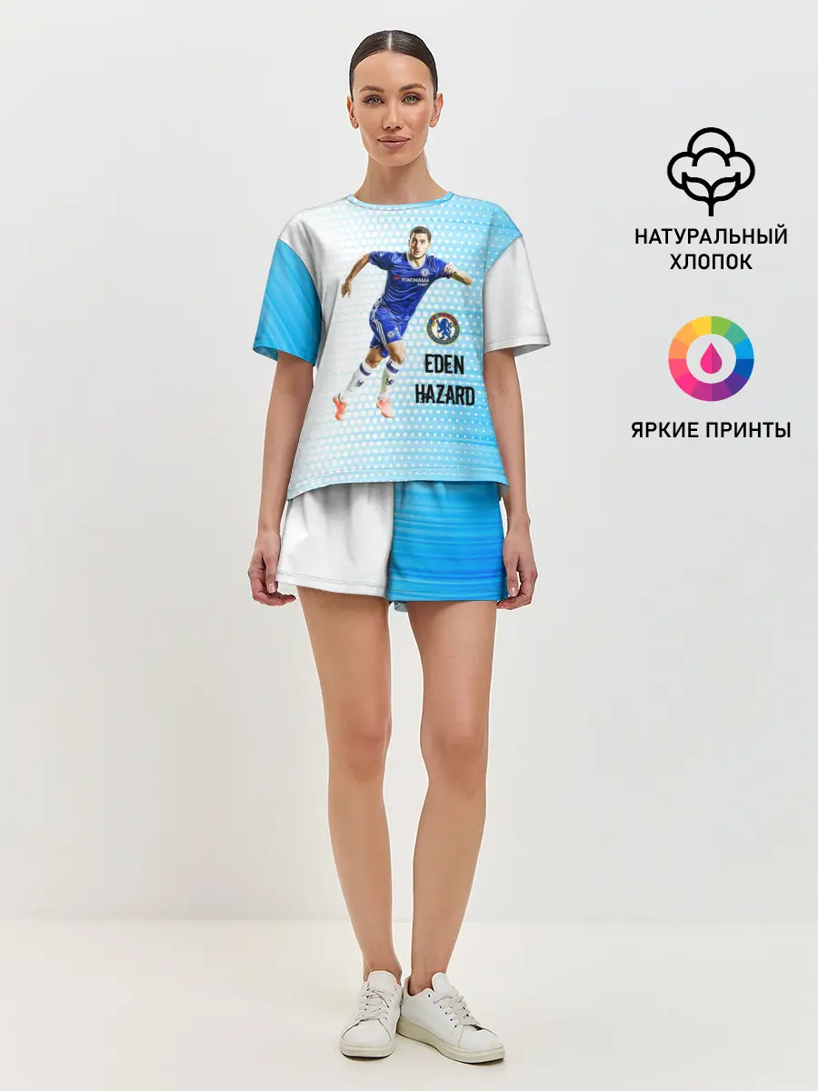 Женская пижама с шортами / Эден Азар