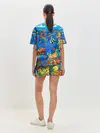 Женская пижама с шортами / Коралловые рыбки