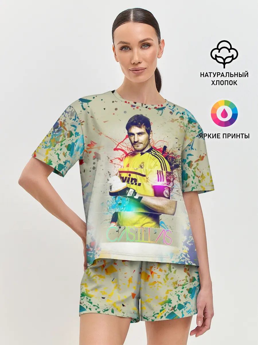 Женская пижама с шортами / Iker Casillas