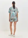 Женская пижама с шортами / Морские обитатели