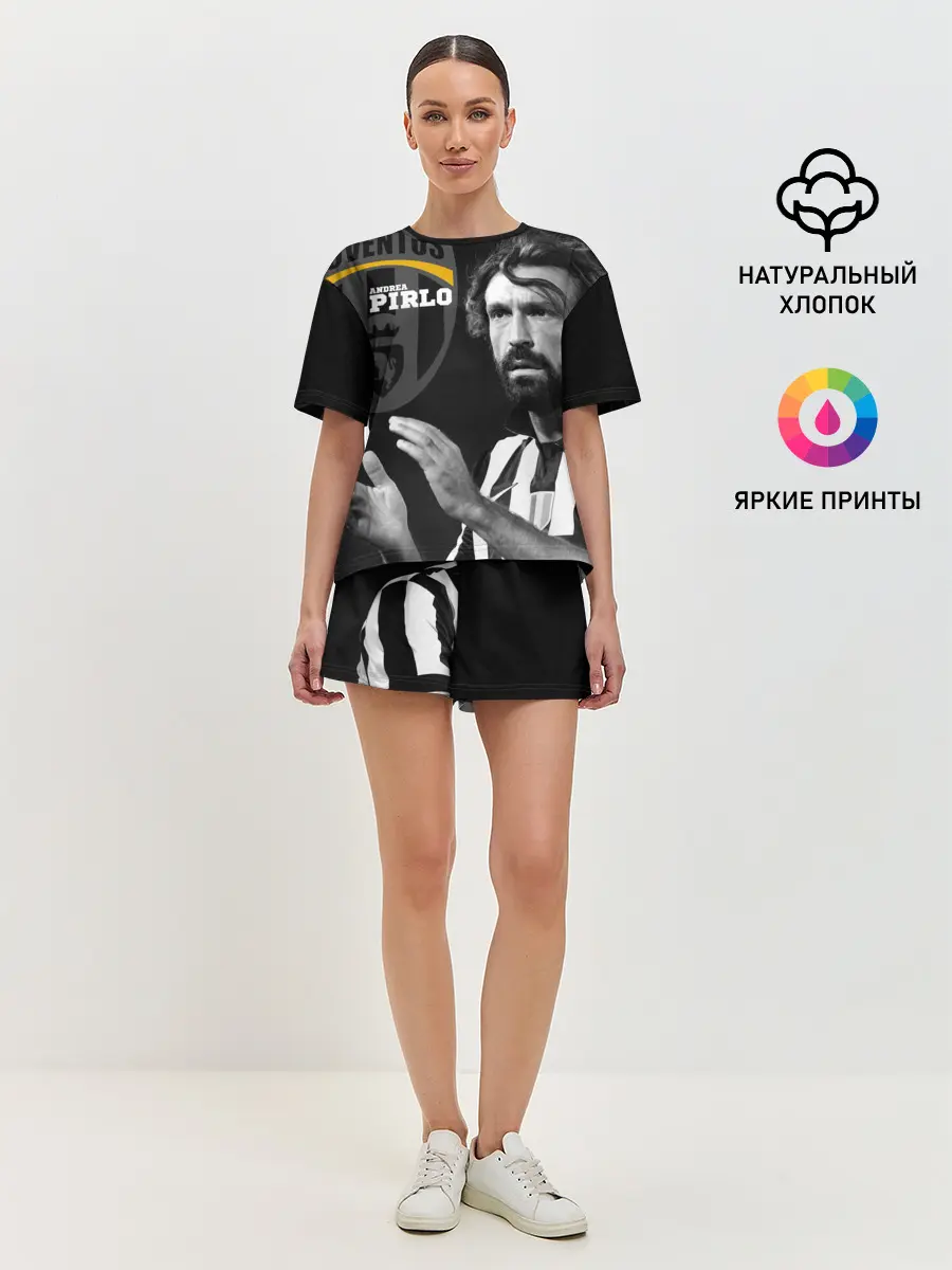 Женская пижама с шортами / Андреа Пирло