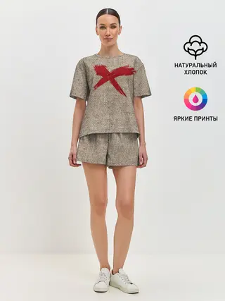 Женская пижама с шортами / Red Cross