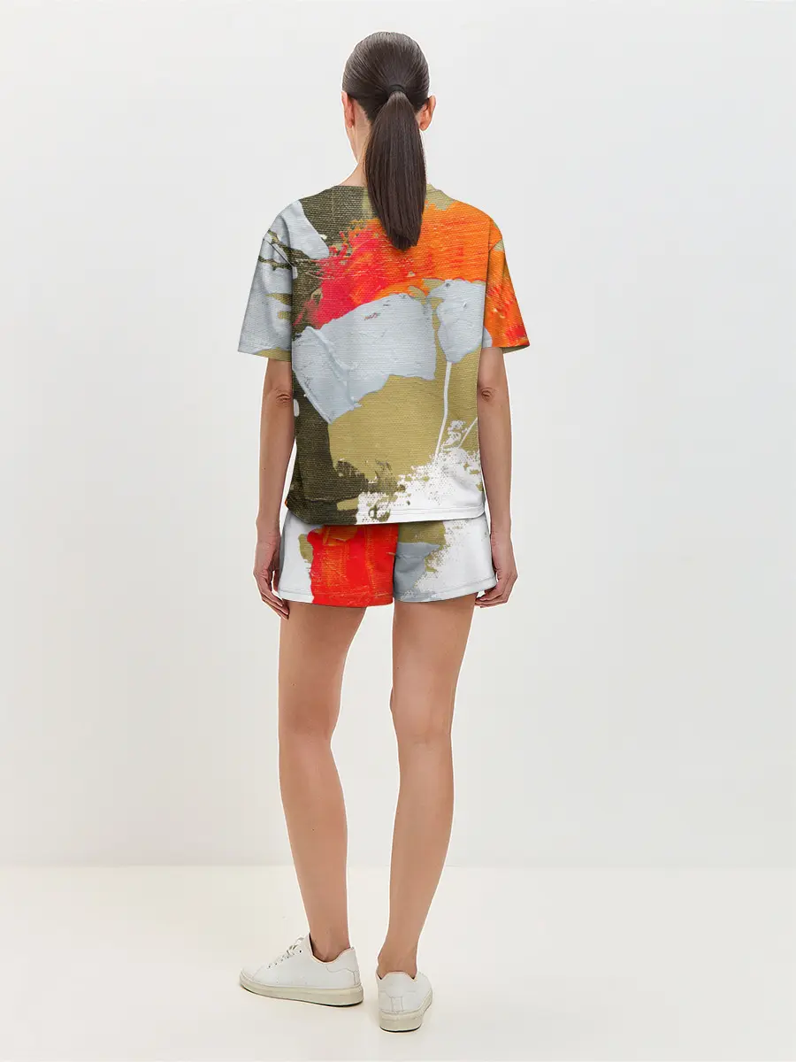 Женская пижама с шортами / Art Abstraction
