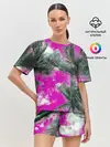 Женская пижама с шортами / Palms Glitch