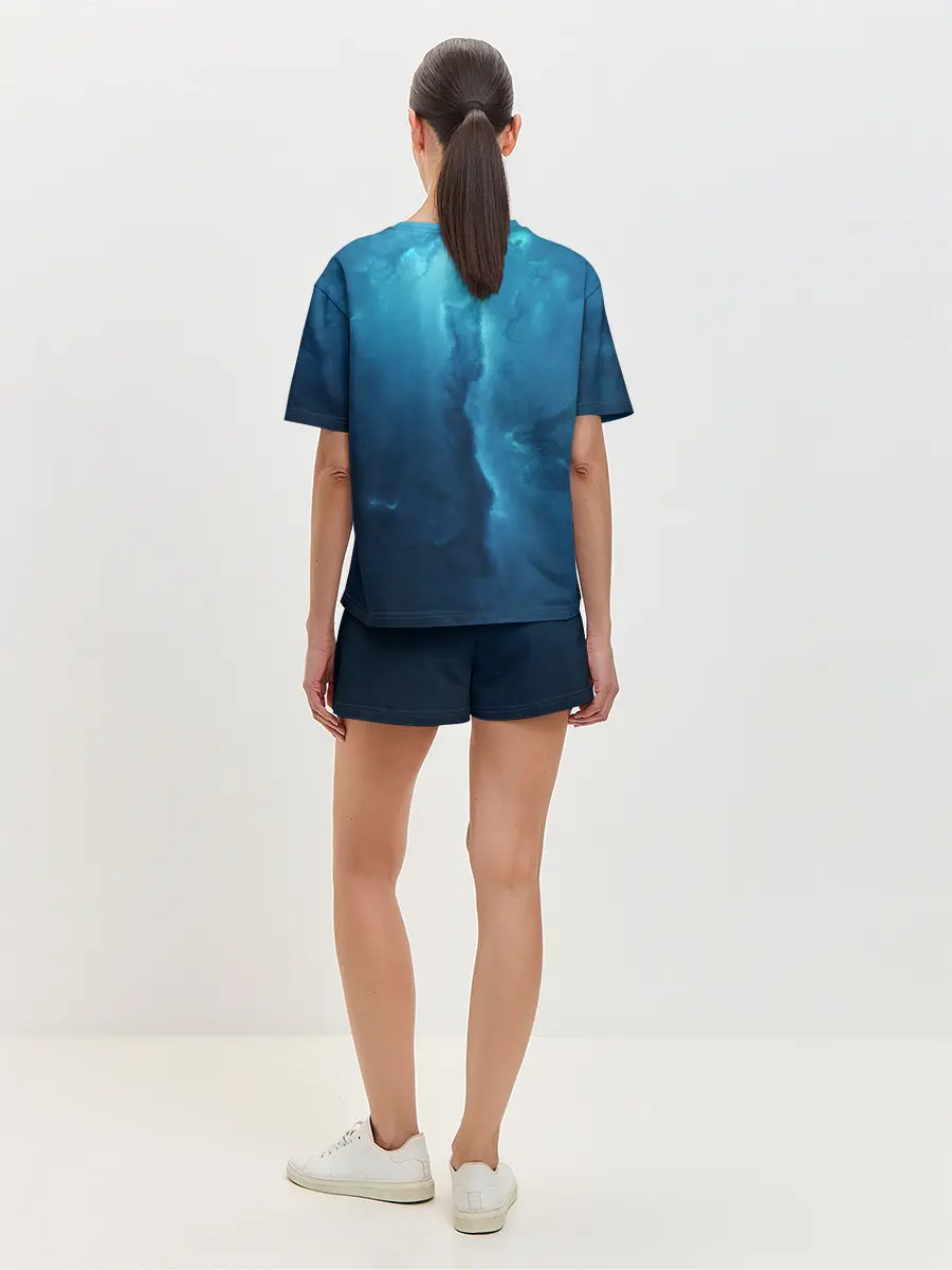 Женская пижама с шортами / ЗВЕЗДНЫЙ КИТ | STAR WHALE