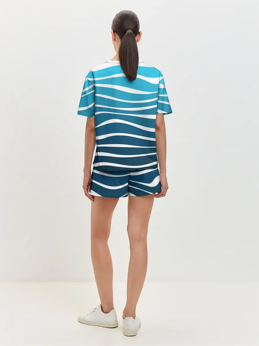 Женская пижама с шортами / Корабль